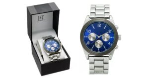 Reloj-International-Concepts-Silver-Tone-49mm