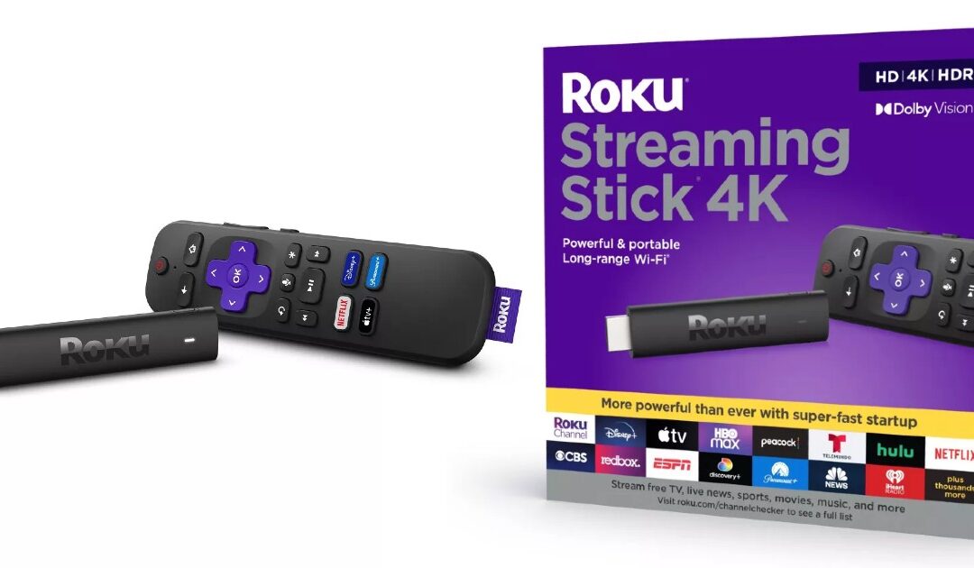 Roku Streaming Stick 4K a solo $39.99 en Target (Reg. $50)