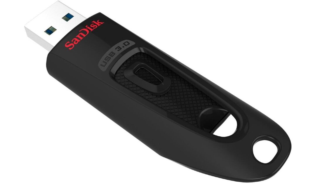 SanDisk Ultra 128GB USB 3.0 Flash Drive a solo $15.99 en Best Buy (Reg. $20)