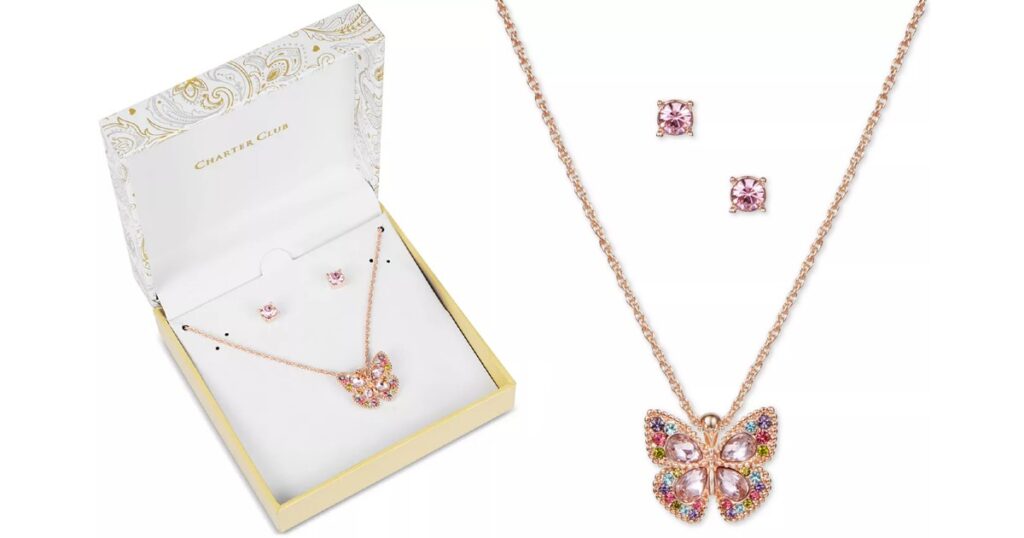 Set-de-Collar-con-Pendiente-de-Mariposa-y-Pantallas