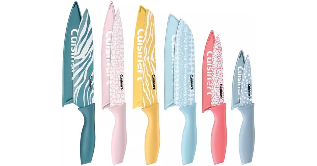 Set-de-Cuchillos-Cuisinart-12-Piezas-Animal-Print