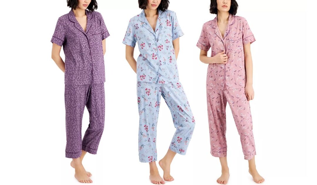 Set de Pijamas Para Mujeres 2-Piezas SOLO $12.99 (Reg $55)