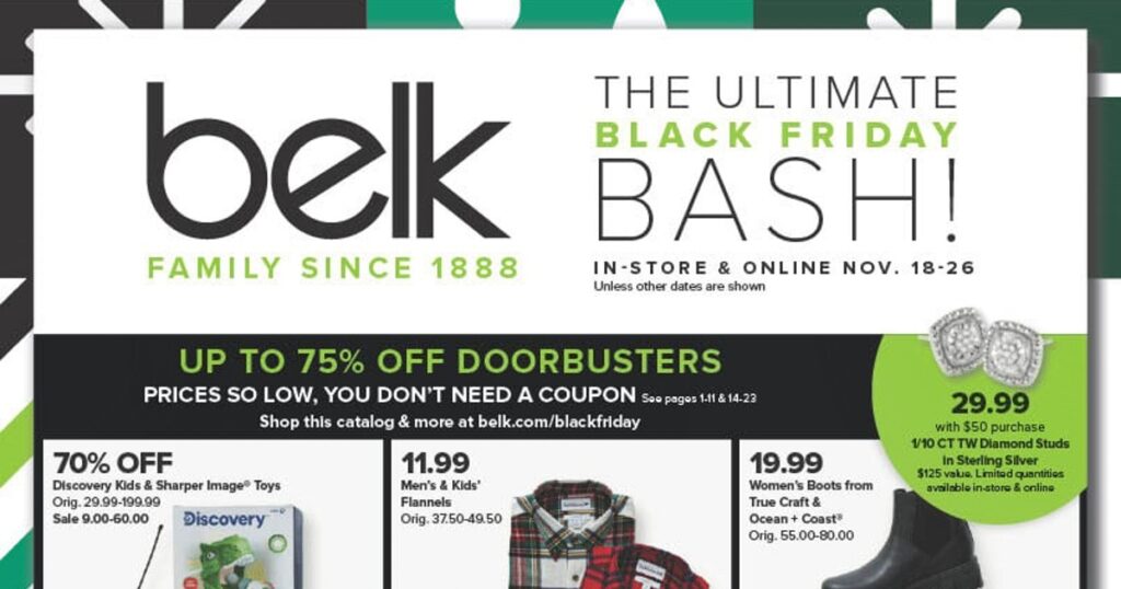 Shopper de Belk Black Friday 2022