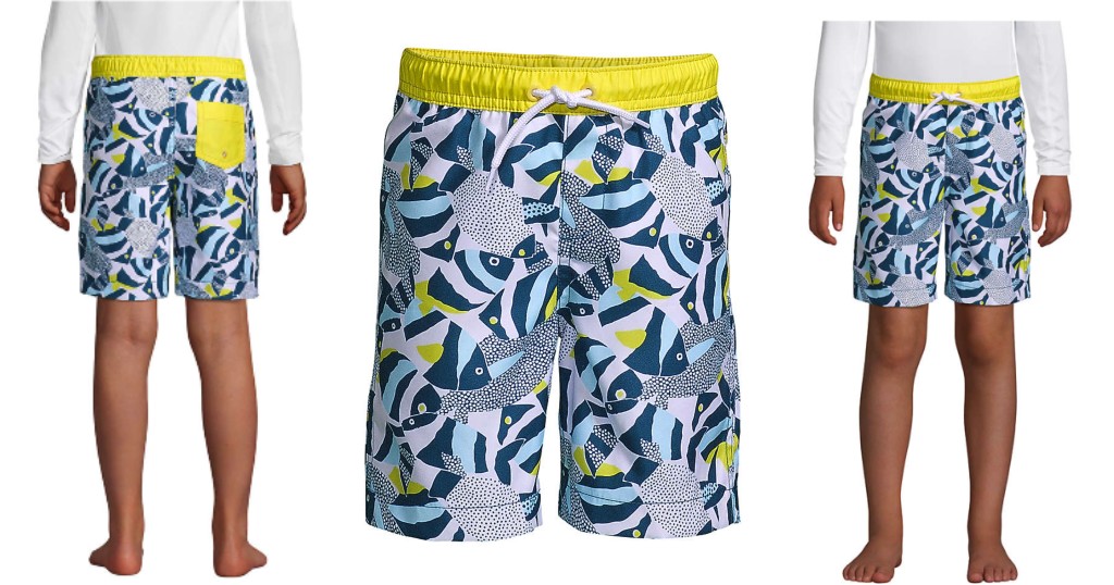 Traje-de-Baño-de-Niños-Husky-Printed