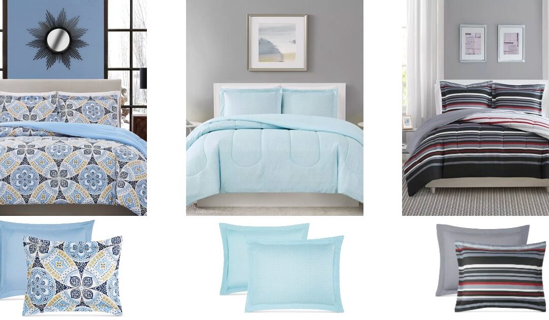 Variedad de set de Comforter Pem America de 3 Piezas a solo $19.99 (Reg $80)