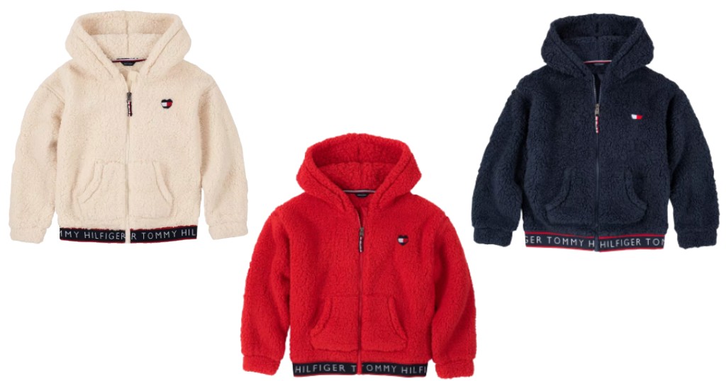 Abrigos-Tommy-Hilfiger-Sherpa-Zip-Up-Hooded-Sweatshirt