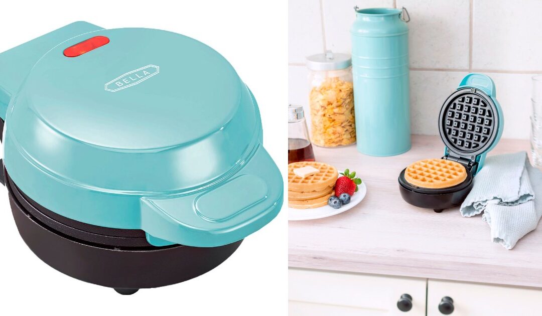 Bella Mini Waffle Maker a solo $4.99 en Best Buy (Reg. $13)