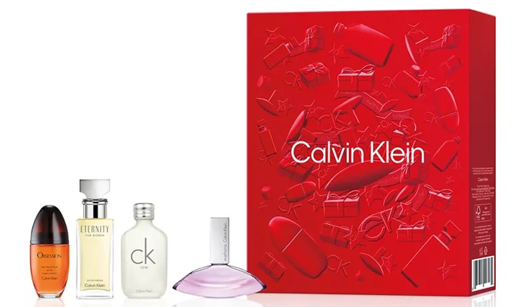 Calvin Klein 4-Pc Perfume Gift Set SOLO $25 (Reg $125)