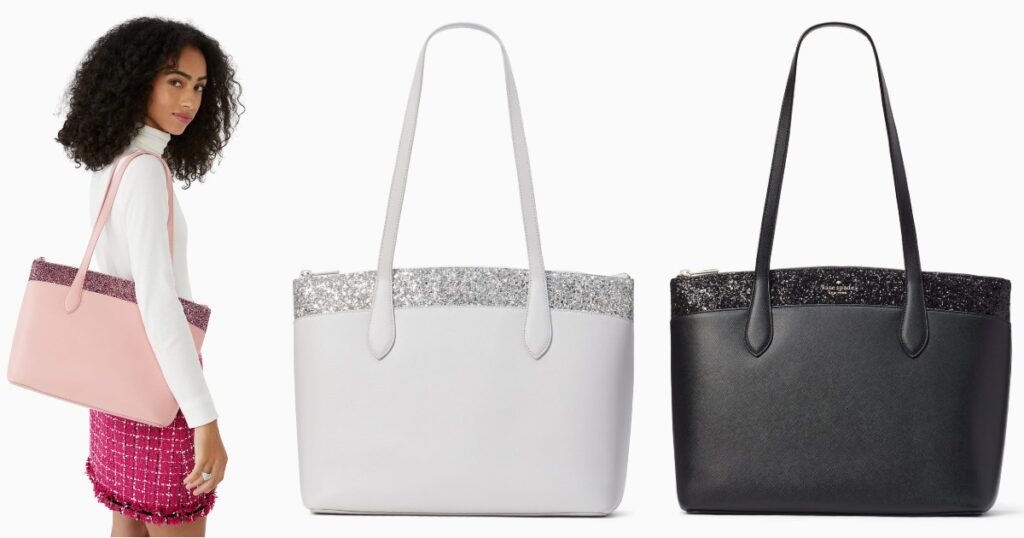 Kate Spade Flash Glitter Tote