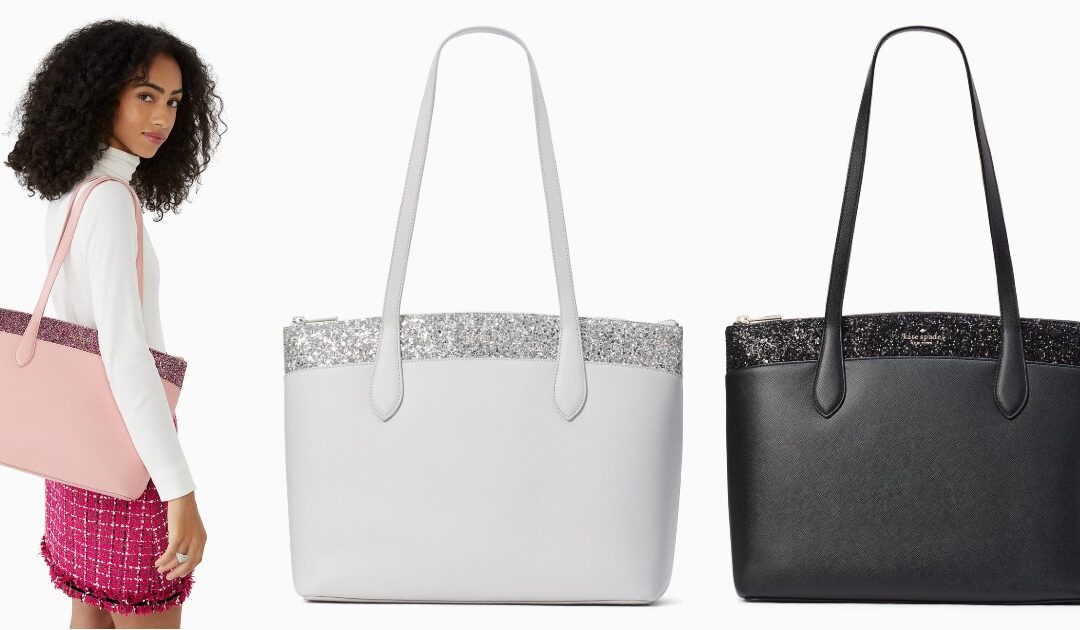 Kate Spade Flash Glitter Tote SOLO $79 (Reg $359)