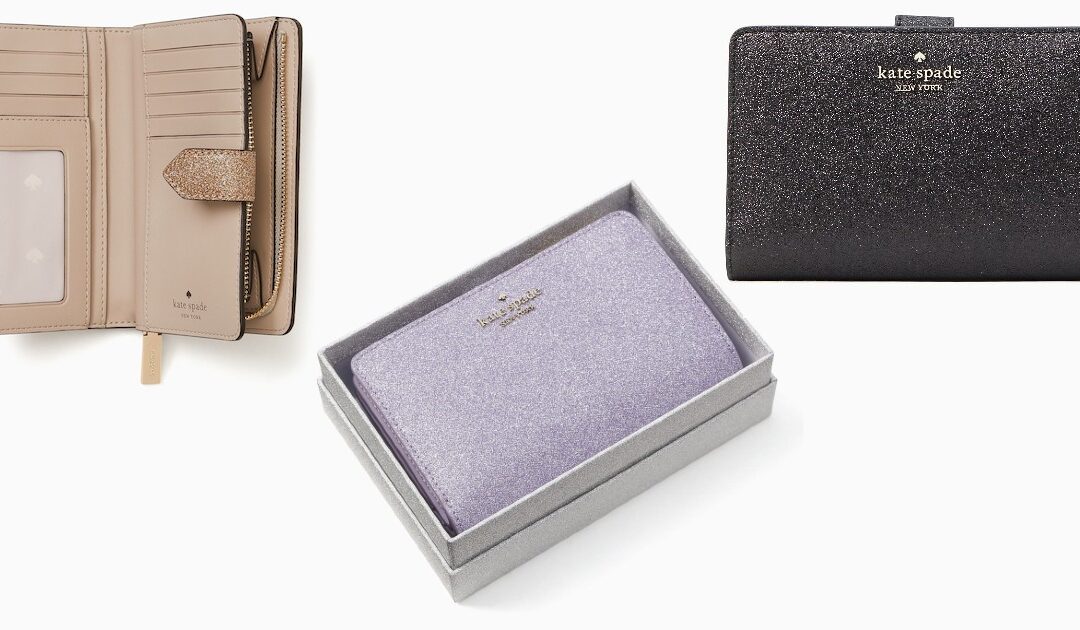Kate Spade Tinsel Boxed Medium Compartment Wallet SOLO $59 (Reg $199)