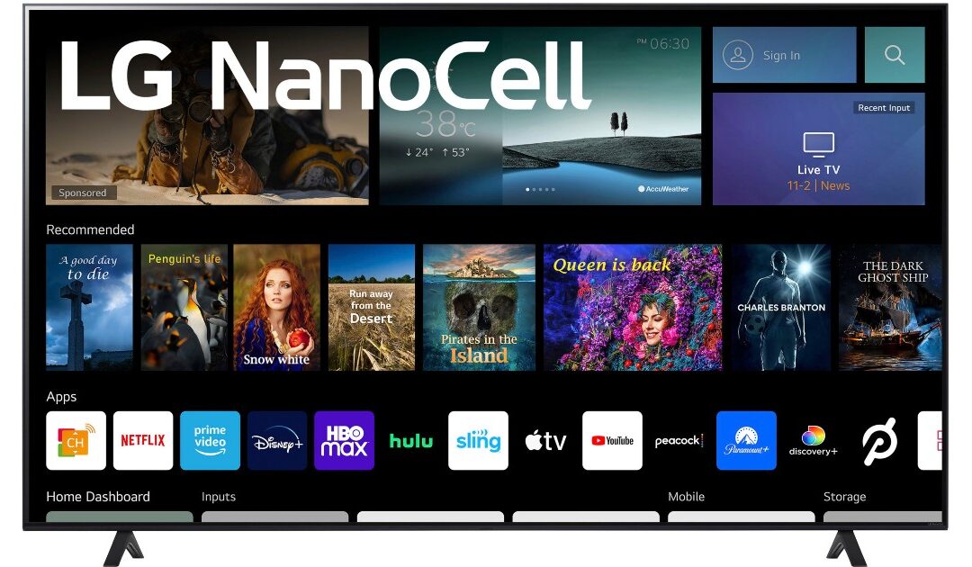 LG NanoCell LED 4K UHD Smart webOS TV 50-In a solo $369.99 en Best Buy (Reg. $550)