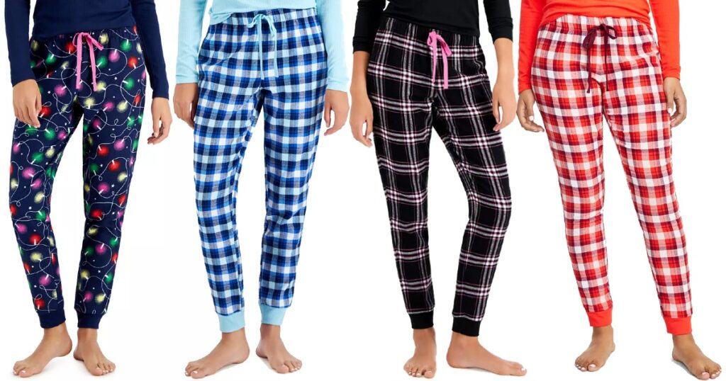 Pantalones-de-Pijamas-Flannel-Plaid
