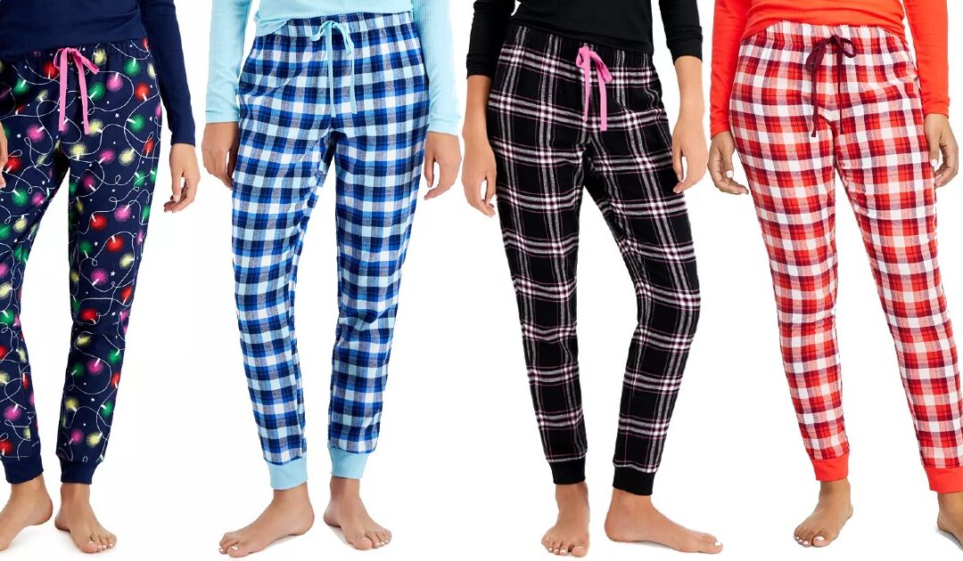 Pantalones de Pijamas Flannel Plaid SOLO $9.99 (Reg $30)