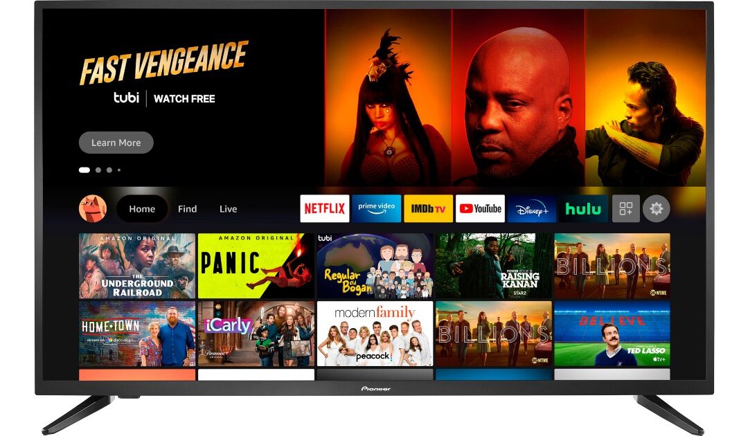 Pioneer 43-In Class LED Full HD Smart Fire TV a solo $149.99 en Best Buy (Reg. $300)
