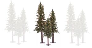 Set-de-3-Arboles-de-Navidad-Vickerman-Natural-Alpine-Artificial