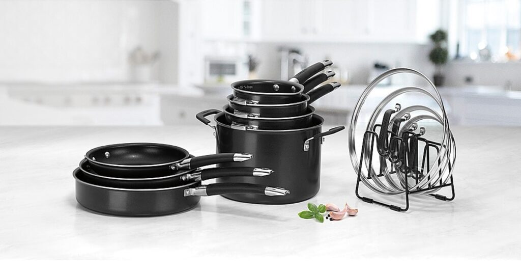Set de Cocina Antiadherente Cuisinart SmartNest 12-Piezas