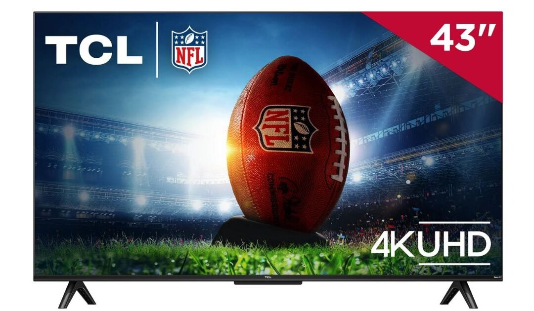 TCL 43-In Class 4-Series 4K UHD HDR Roku Smart TV SOLO $198 en Walmart