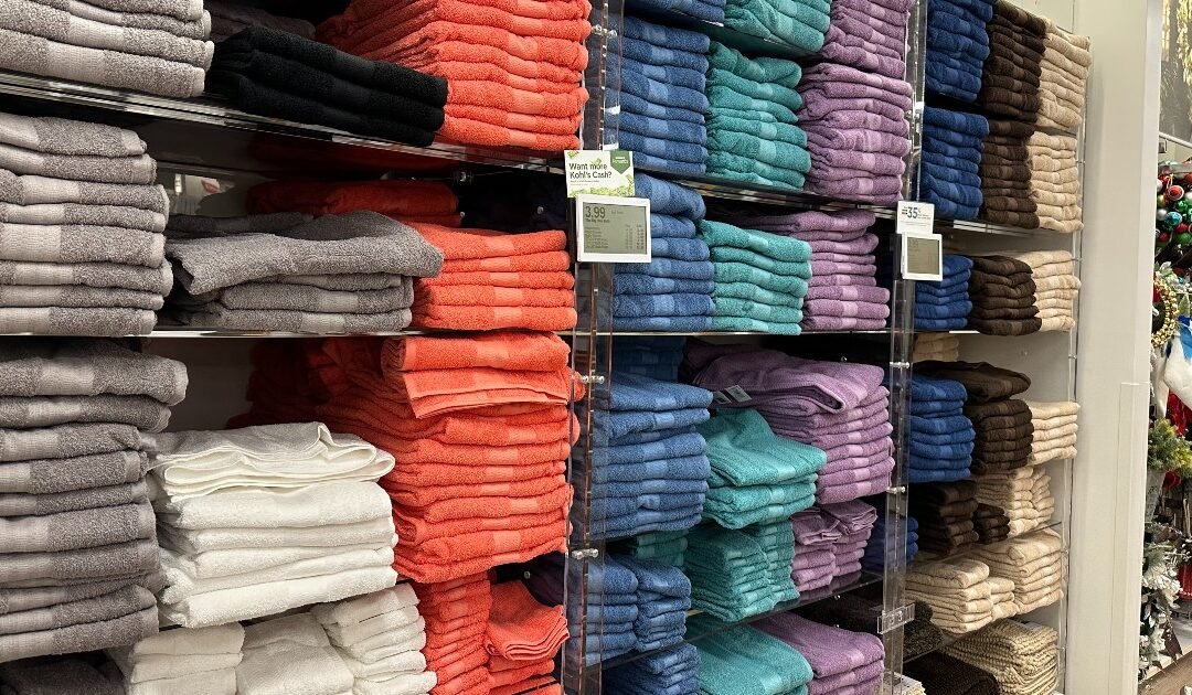 Toallas The Big One SOLO $2.54 en Kohl’s (Reg. $5)