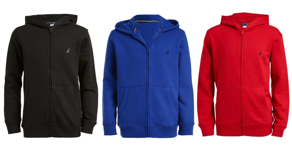 Abrigos-Nautica-Big-Boys-Full-Zip-Fleece-Hoodie