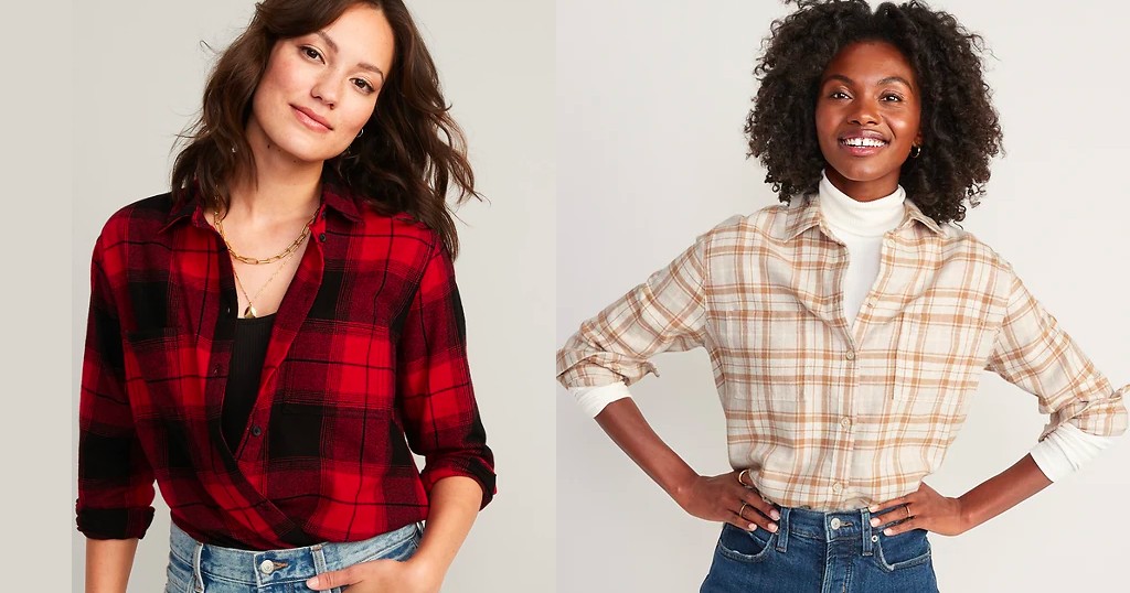 Camisas-Old-Navy-Cropped-Plaid-Flannel-Boyfriend-Shirt