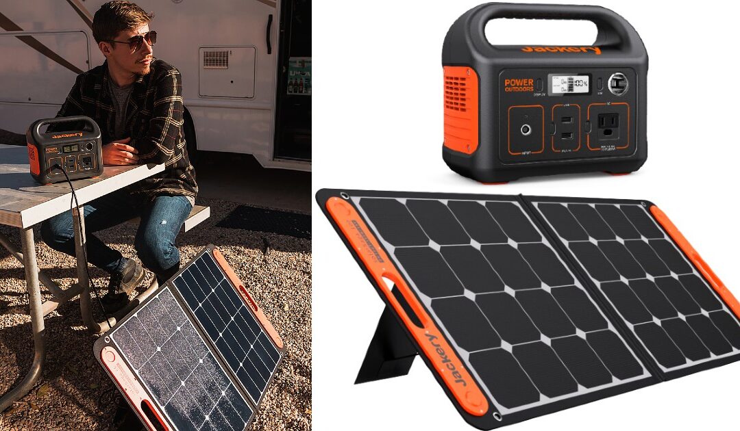 Generador Solar Portátil Jackery con Panel Solar 100W a solo $351.98 (Reg. $550)