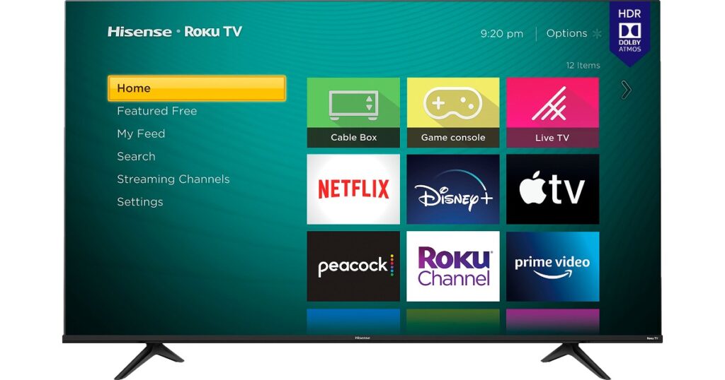 Hisense LED 4K UHD Smart Roku TV 43-In