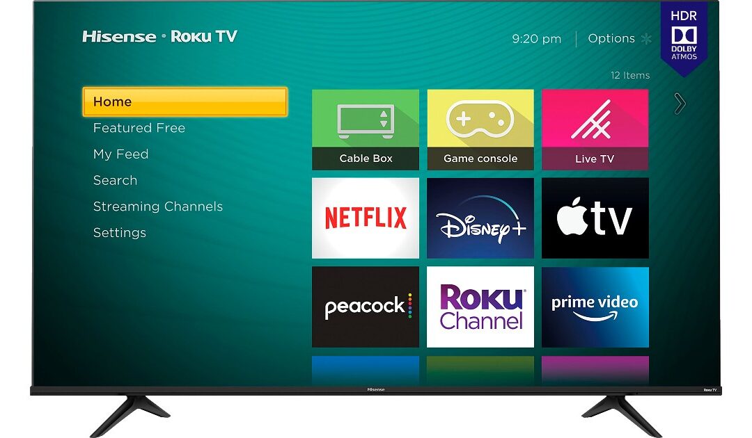 Hisense LED 4K UHD Smart Roku TV 43-In a solo $199.99 en Best Buy (Reg. $270)