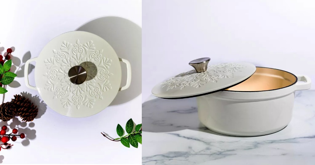 Sedona-Cast-Iron-Snowflake-Enamel-4-Quart-Dutch-Oven