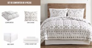 Set-de-Comforter-Hallmart-Collectibles-Aveline-Reversible