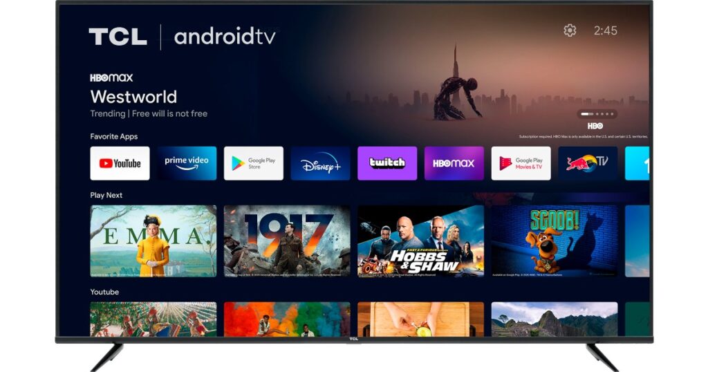 TCL LED 4K UHD HDR Smart Android TV 70-In