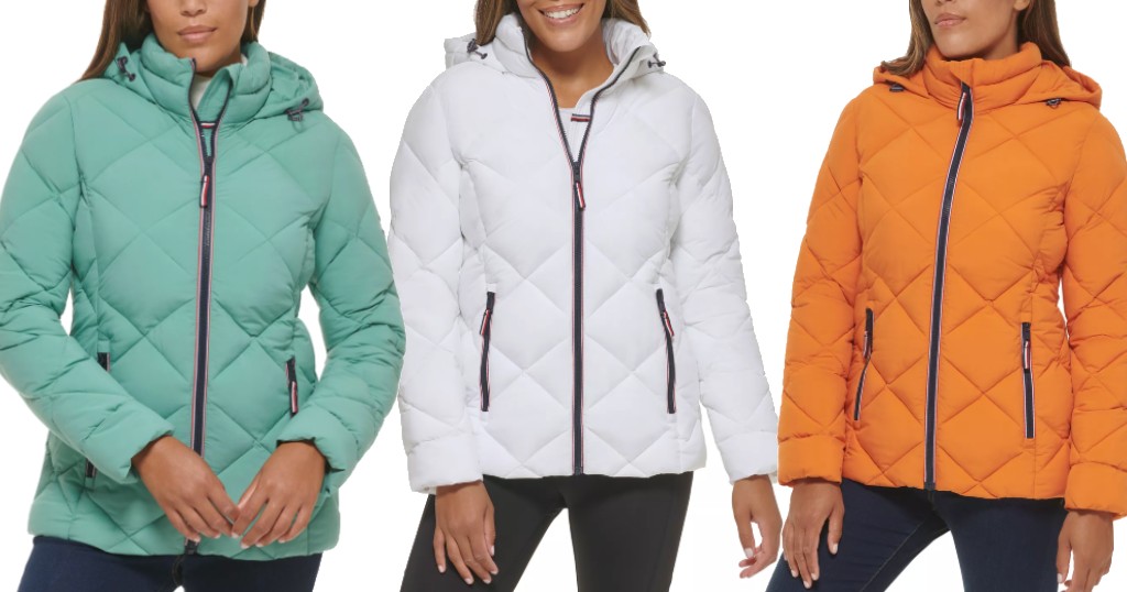 Tommy-Hilfiger-Quilted-Hooded-Packable-Puffer-Coat
