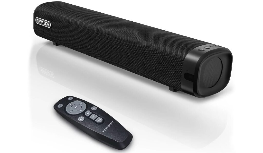 Barra de Sonido TopVision con Subwoofer SOLO $29.99 (Reg. $90)