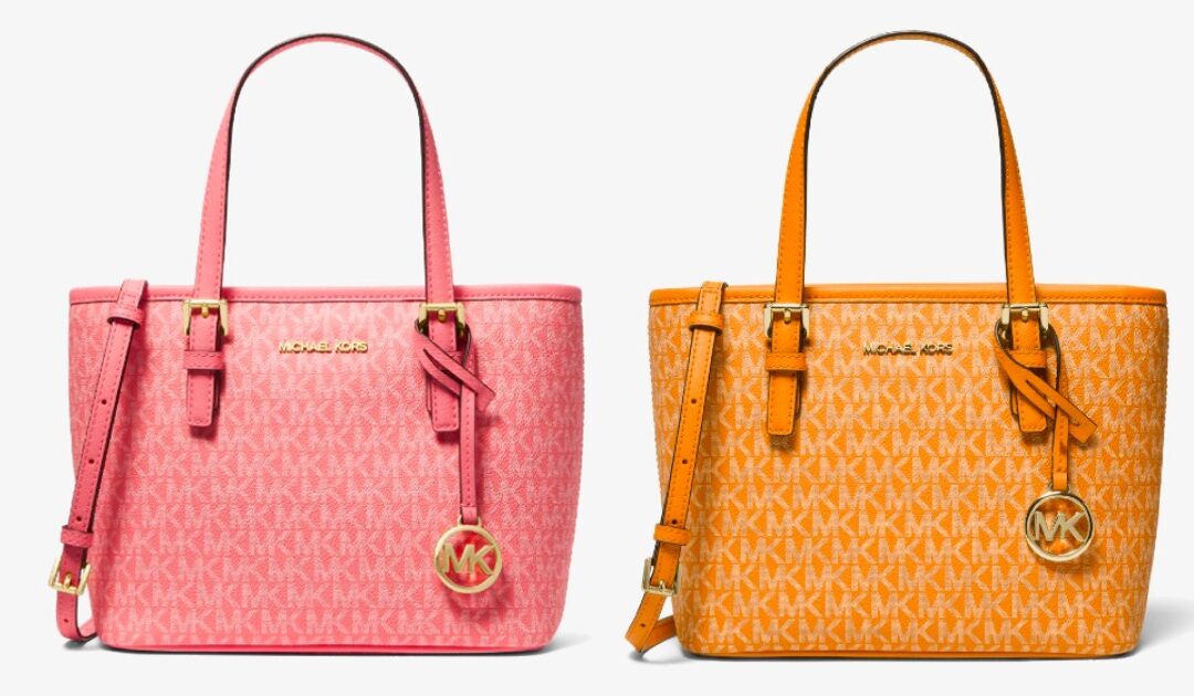 82%OFF – Carteras Michael Kors Jet Set Travel Zip Tote Bag a solo $79 (Reg. $448)