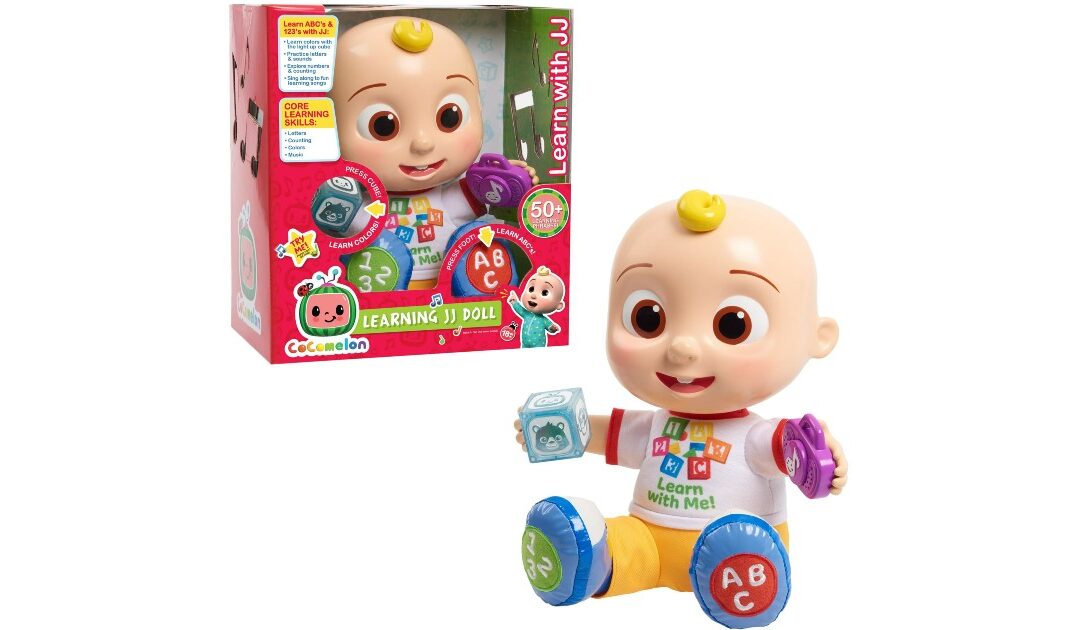 Cocomelon Interactive Learning JJ Doll SOLO $25.97 en Walmart (Reg. $40)