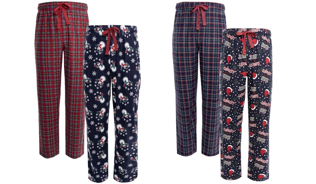 Set de 2 Pijamas Para Hombres Fruit of the Loom SOLO $9.99 (Reg $20)