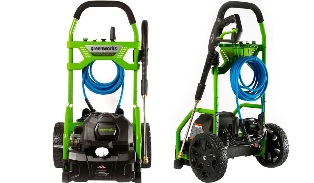 Máquina a Presión Eléctrica Greenworks 2000 PSI a solo $149.99 en Best Buy (Reg. $220)