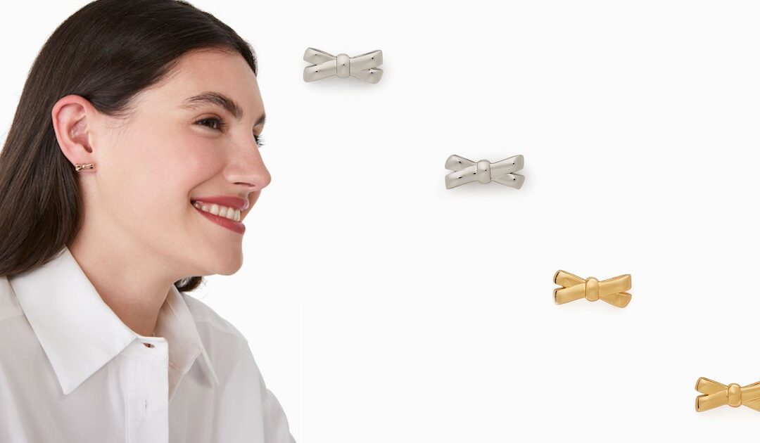 Kate Spade Double Bow Studs SOLO $12 (Reg $49)