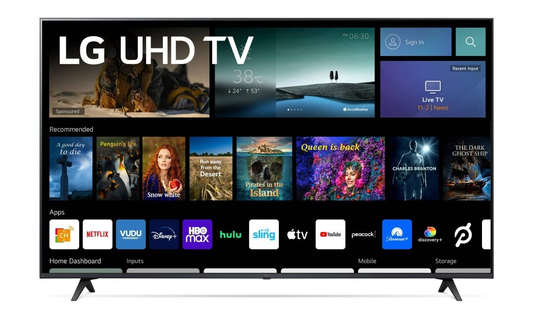 LG Class 4K UHD 2160P webOS Smart TV 55-In a solo $358 en Walmart (Reg. $448)