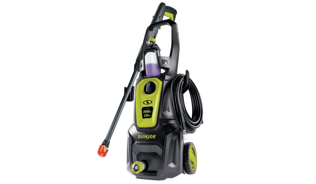 Máquina a Presión Eléctrica Sun Joe 2050 PSI MAX SOLO $49 en Walmart (Reg. $159)
