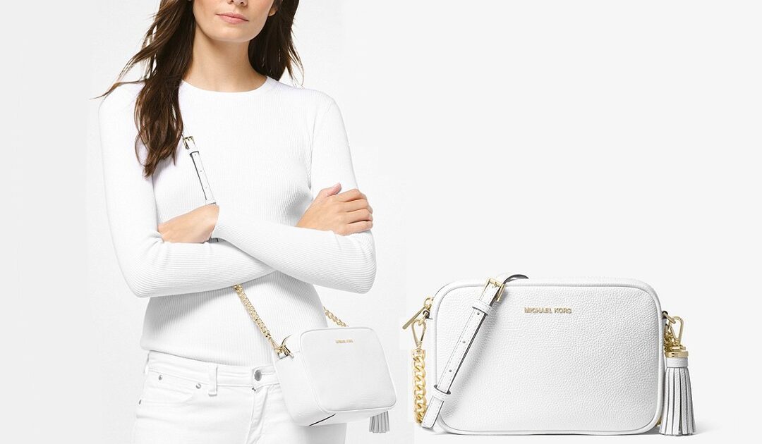 Cartera Michael Kors Ginny Leather Crossbody SOLO $66.75 (Reg $198)