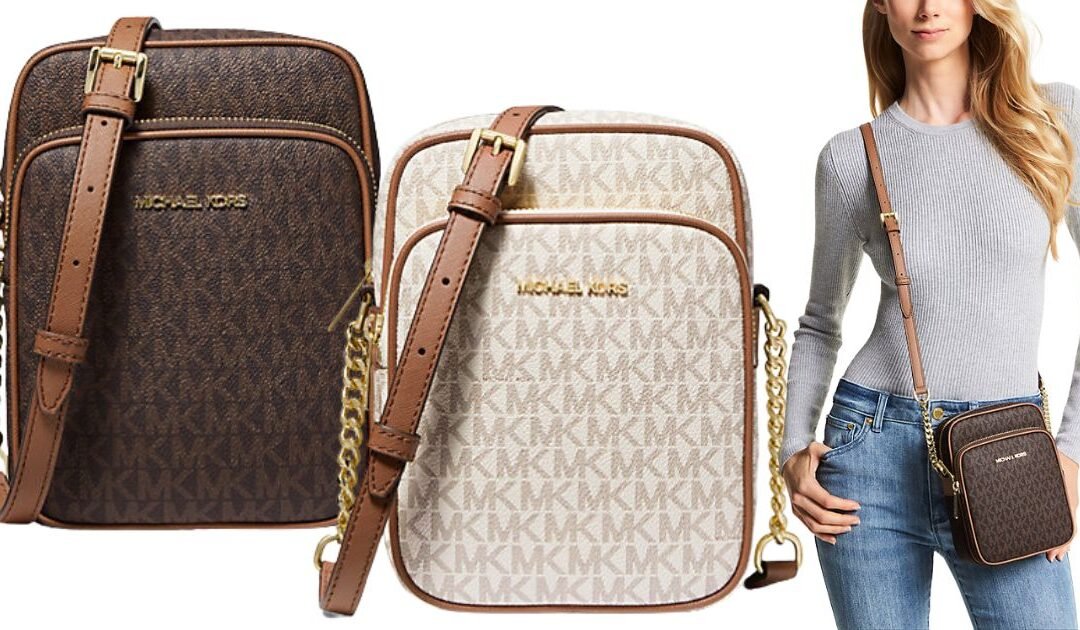 Michael Kors Jet Set Travel Medium Logo Crossbody Bag SOLO $44.25 (Reg $258)