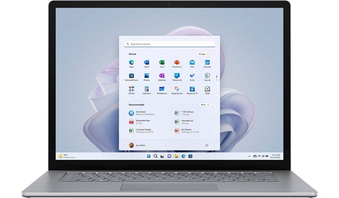 Microsoft Surface Laptop 5 Touch Screen 13.5-In a solo $849.99 (Reg. $1,000)