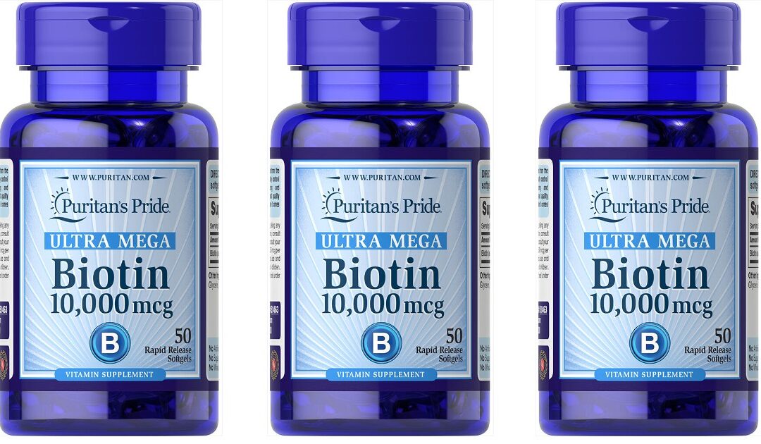 Puritan’s Pride Ultra Biotin 10,000 mcg SOLO $2.69 (Reg $14)
