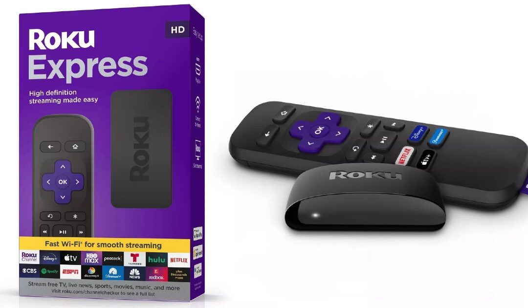 Roku Express 2022 HD Streaming Device a solo $24.99 en Target