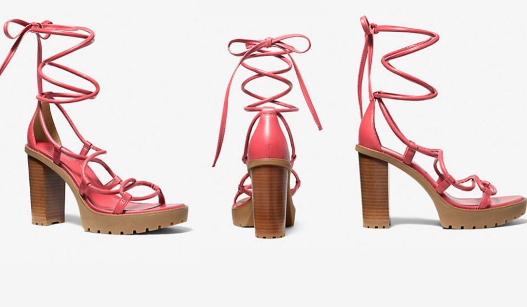 Sandalias Michael Kors Vero Leather Platform a solamente $49 (Reg. $195)