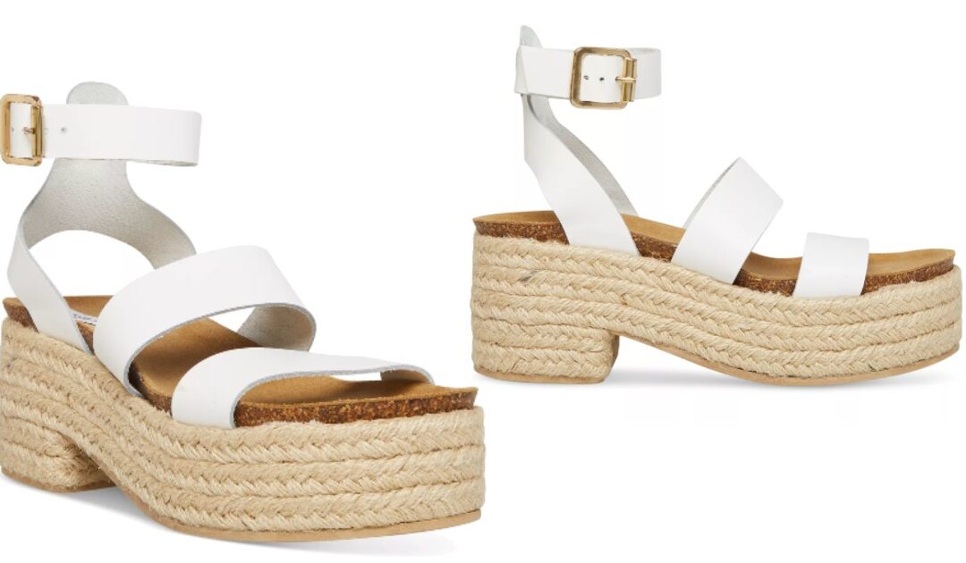 Sandalias Steve Madden Kelton Platform Espadrille a solo $24.96 (Reg $109)