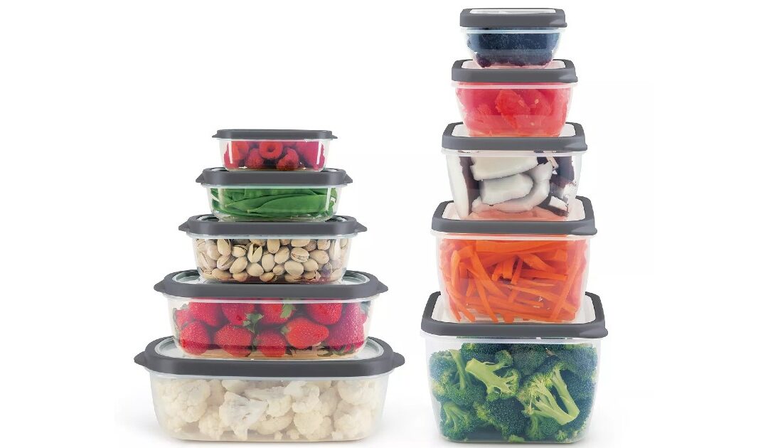 Set de Almacenamiento de Alimentos Art & Cook 20-Piezas a solo $14.99 en Macy’s (Reg. $43)