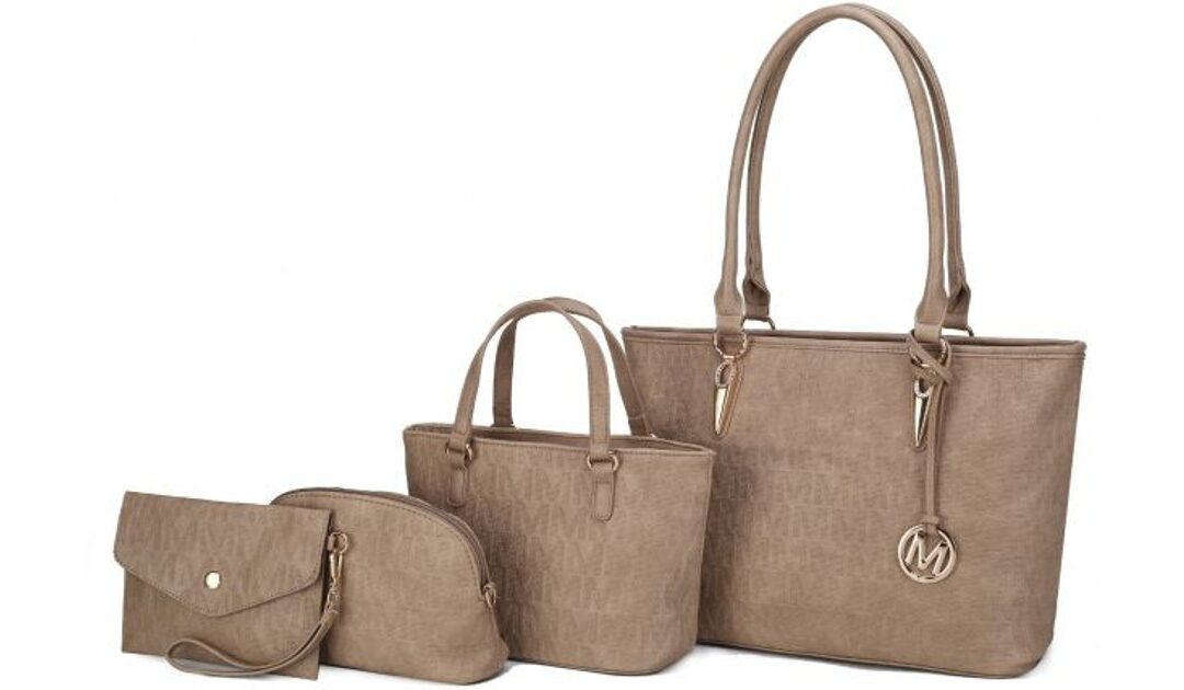Set de Carteras MKF Collection Edelyn de 4-Piezas SOLO $50.83 (Reg $299)