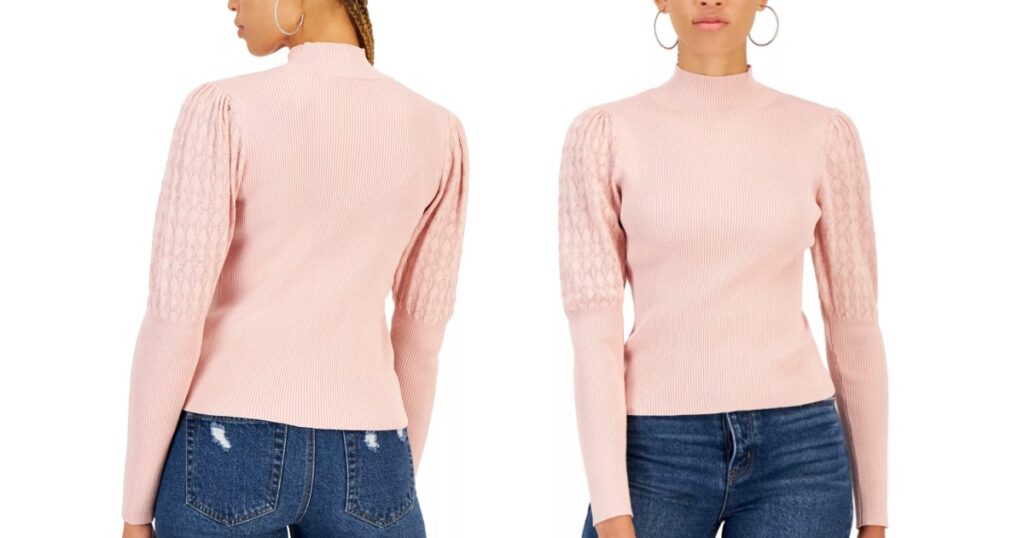 Sweater-Hooked-Up-by-Iot-Pointelle-Sleeve